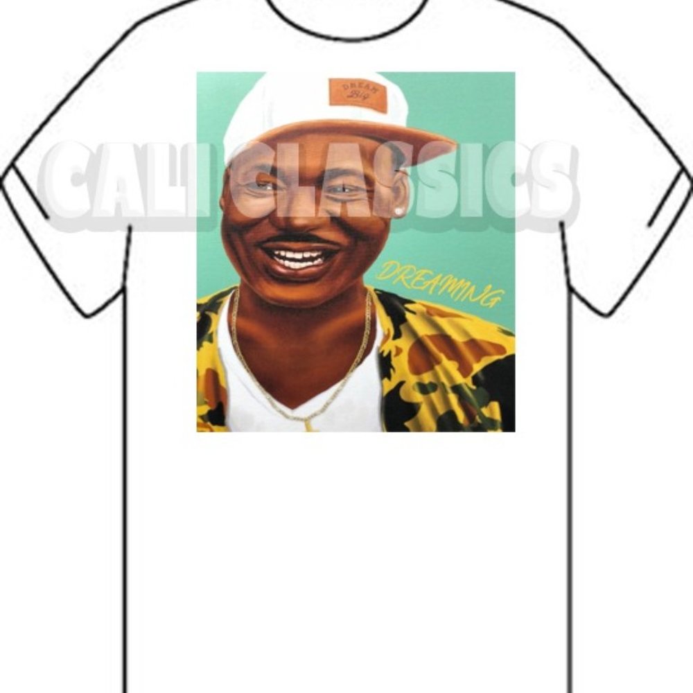 Cali Classics Unisex white Modern Martin Luther King Shirt